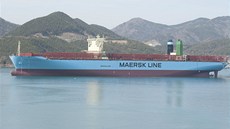 Největší nákladní loď Maersk McKinney Moller Největší nákladní loď Maersk McKinney Moller