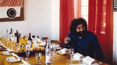 Jerry García (Grateful Dead) v jídeln v Château d'Hérouville