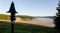 Ranní mlhy nad Jizerkou Ranní mlhy nad Jizerkou