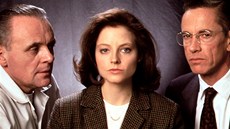 Anthony Hopkins, Jodie Fosterová a Scott Glenn ve filmu Mlení jehátek (1991)