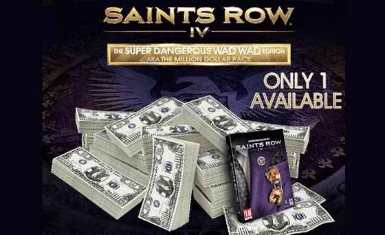 Speciální edice pro hru Saints Row IV stojí jeden milion dolar.