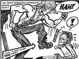 Záhada chybjící úvodní strany skvlého komiksu Honza Hrom z roku 1968 zstává...