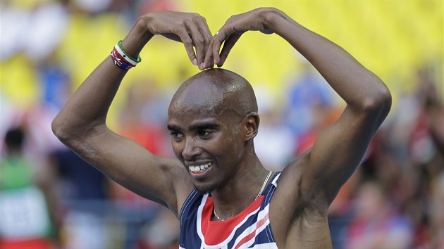 VÍTZ. Mo Farah v euforii