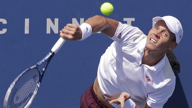 Tom Berdych na turnaji v Cincinnati