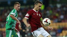 Roman Bedná a David Lafata, stelci v zápase s Bohemians.