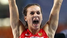 POTETÍ. Ruská tykaka Jelena Isinbajevová vyhrála v Moskv tetí svtové