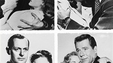 Mui, kteí dali Marlowovi tvá: Humphrey Bogart (vlevo nahoe), Robert...