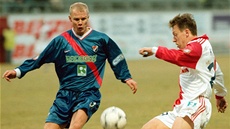 Milan Poštulka a Tomáš Kuchař při zápase Slavia Praha - Baník Ostrava 1. 3. 1999 Milan Poštulka a Tomáš Kuchař při zápase Slavia Praha - Baník Ostrava 1. 3. 1999