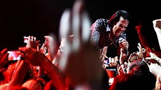 Nick Cave na praském koncertu