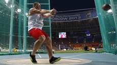 ZLATÝ MUŽ. Pawel Fajdek ve finále kladivářů na MS v Moskvě. ZLATÝ MUŽ. Pawel Fajdek ve finále kladivářů na MS v Moskvě.