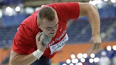 Ladislav Prášil ve finále vrhu koulí na mistrovství světa v Moskvě. Ladislav Prášil ve finále vrhu koulí na mistrovství světa v Moskvě.