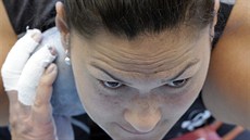 Novozélandská koulaka Valerie Adams pedvedla v kvalifikaci na MS v Moskv...