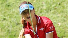 eská golfistka Klára Spilková na turnaji  Pilsen Golf Masters 2013, akci série...