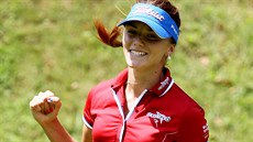 eská golfistka Klára Spilková na turnaji  Pilsen Golf Masters 2013, akci série...