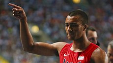 Mistr svta v desetiboji Ashton Eaton z USA.