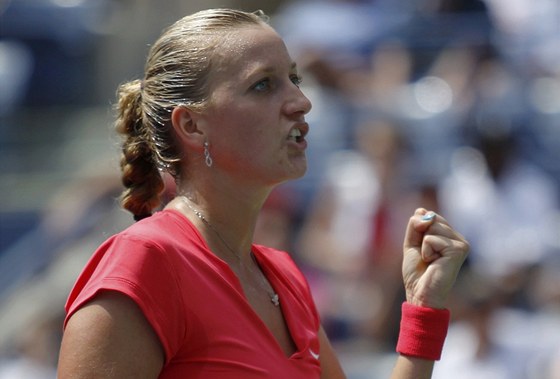 JO! eská tenistka Petra Kvitová slaví postup do 2. kola US Open.