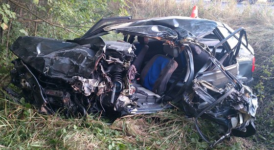 Tragickou nehodu, je se stala ve tvrtek ráno na Jihlavsku, nepeil idi osobního vozu. Ilustraní snímek.