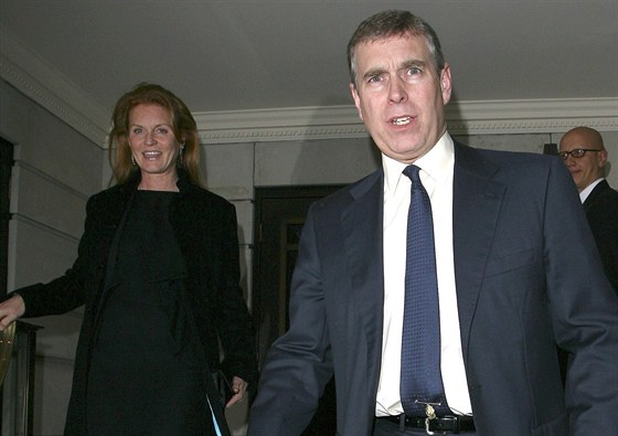 Princ Andrew se svou bývalou enou Sarah Fergusonovou
