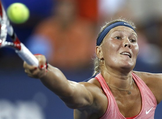 eská tenistka Lucie Hradecká v prvním kole US Open