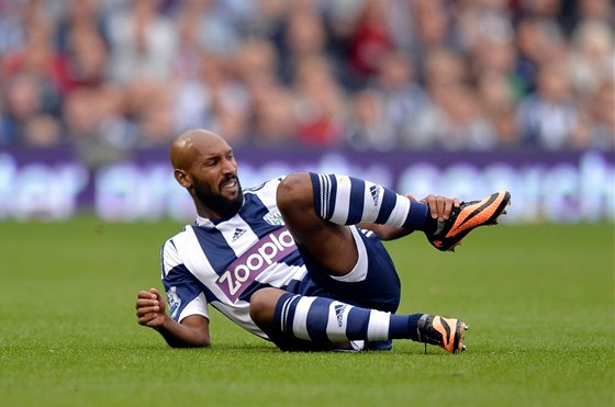 Francouzský útoník Nicolas Anelka strávil v týmu West Bromwich Albion pouhé