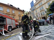 Cviení v eském muzeu hudby na Malé Stran