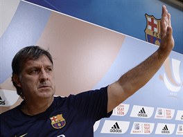 Gerardo Martino alias Tata. Argentinsk kou fotbalov Barcelony.