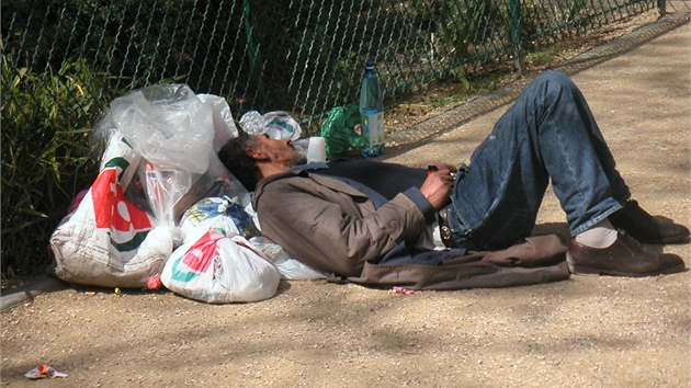 Bezdomovec (ilustraní snímek)