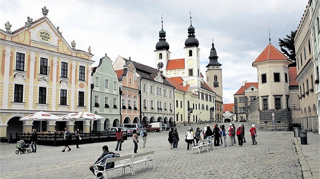 Renesann tty dom v Teli kadoron obdivuj destky turist. (2013)