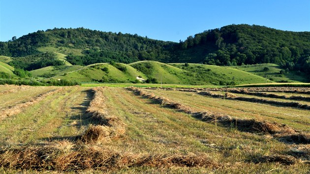 Krajina maarsko-slovenskho pomez nedaleko zdu