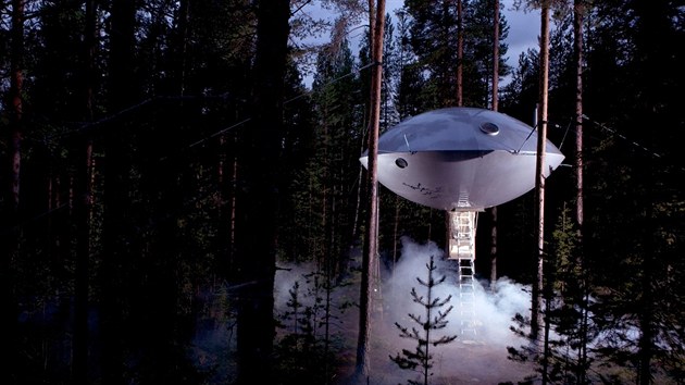 UFO je uren pro rodinu s dvma dtmi. Nabz oddlen lonice, koupelnu a obvac pokoj. Ve na ploe 30m ². 