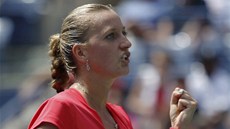 JO! eská tenistka Petra Kvitová slaví postup do 2. kola US Open.
