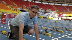Komentátor České televize David Lukšů si v moskevských Lužnikách vyzkoušel i... Komentátor České televize David Lukšů si v moskevských Lužnikách vyzkoušel i...