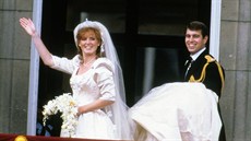 Princ Andrew si Sarah Fergusonovou vzal 23. ervence 1986.
