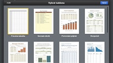 ablony pro tabulkový editor Numbers