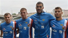 Čeští kanoisté Daniel Havel, Lukáš Trefil, Josef Dostál a Jan Štěrba (zleva)... Čeští kanoisté Daniel Havel, Lukáš Trefil, Josef Dostál a Jan Štěrba (zleva)...