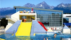 Aquacity Poprad nabízí třináct nerezových bazénů, různé vířivky, jedenácti Aquacity Poprad nabízí třináct nerezových bazénů, různé vířivky, jedenácti