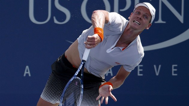 esk tenista Tom Berdych podv v utkn 2. kola US Open.