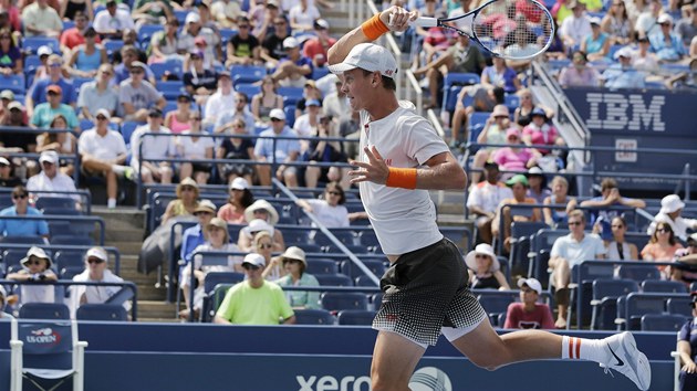 esk tenista Tom Berdych hraje ve 2. kole US Open.