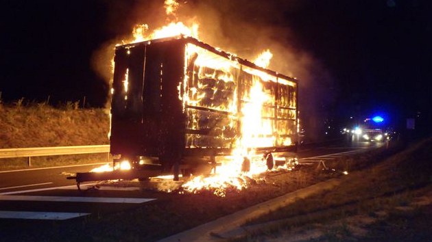 Hoc nvs kamionu na Praskm okruhu (30.8.2013)