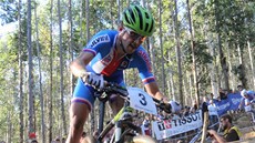Biker Ondej Cink na mistrovství svta v jihoafrickém Pietermaritzburgu