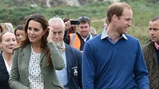 Princ William a jeho manelka Kate (30. srpna 2013)