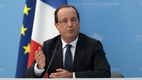 Francouzský prezident François Hollande na summitu G20 (6.záí)