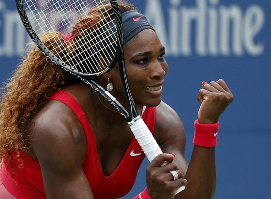 JSEM TAM. Serena Williamsová slaví postup do tvrtfinále US Open po výhe nad...