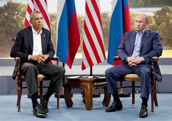 Barack Obama a Vladimir Putin