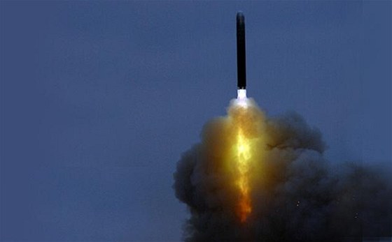 Zkouka ruské balistické rakety