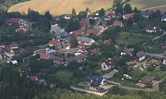 Celkový pohled na Zbornou u Jihlavy.