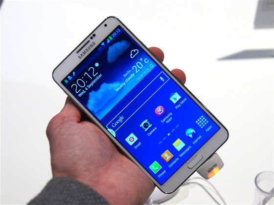 Samsung Galaxy Note 3 - premiéra v Berlín