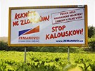 Pedvolební billboard SPOZ