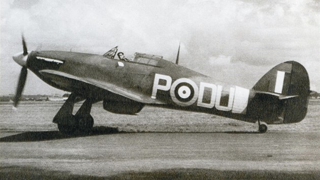 Letoun Hawker Hurricane.