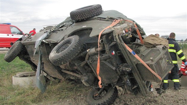 Dopravn nehoda na D11 u Chlumce nad Cidlinou (9.9.2013).